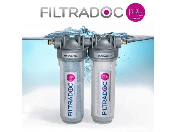 FILTRADOC PRE Speed DUO 10” Befüllfilter – Sediment- & Ultrafiltrationsfilter für Wohnmobil; Camper & Boot