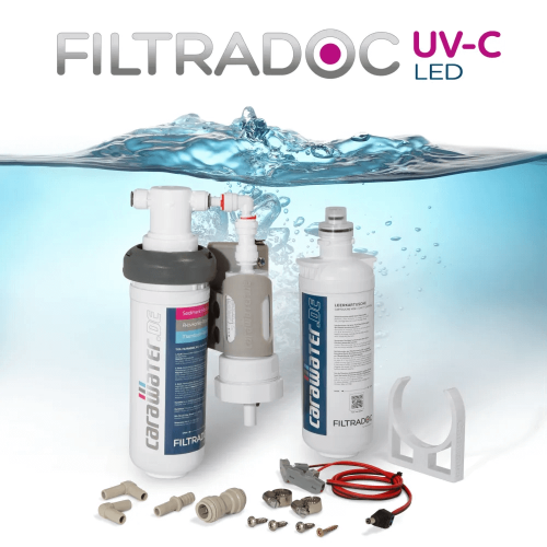 PROTECT+ UV-C-2-KHK Komplettpaket mit FILTRADOC M Vorfiltereinheit 12/24 V bis 8 l/min