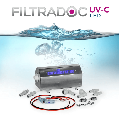 PROTECT+ UV-C-6-VA Wasserdesinfektion 12/24 V bis 15 l/min für Wohnmobil, Camper & Boot