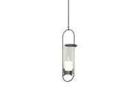 OVAL CANDLE 35 Kerzenhalter schwarz gebürstet