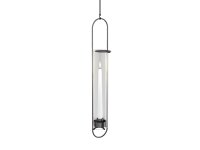 OVAL CANDLE 55 Kerzenhalter schwarz gebürstet