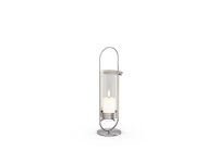 OVAL CANDLE 35 Kerzenhalter silber
