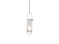 OVAL CANDLE 35 Kerzenhalter silber