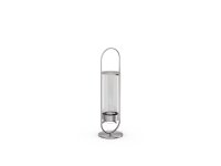 OVAL CANDLE 35 Kerzenhalter silber