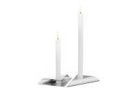 SQUARE CANDLE Kerzenhalter silber