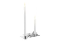 SQUARE CANDLE Kerzenhalter silber