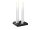 SQUARE CANDLE Kerzenhalter-Set schwarz