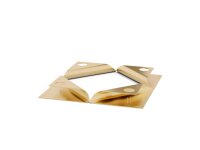 SQUARE CANDLE Kerzenhalter-Set gold