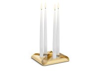 SQUARE CANDLE Kerzenhalter-Set gold