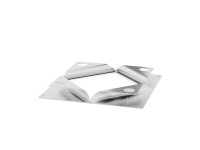 SQUARE CANDLE Kerzenhalter-Set silber
