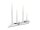 SQUARE CANDLE Kerzenhalter-Set silber