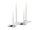 SQUARE CANDLE Kerzenhalter-Set silber