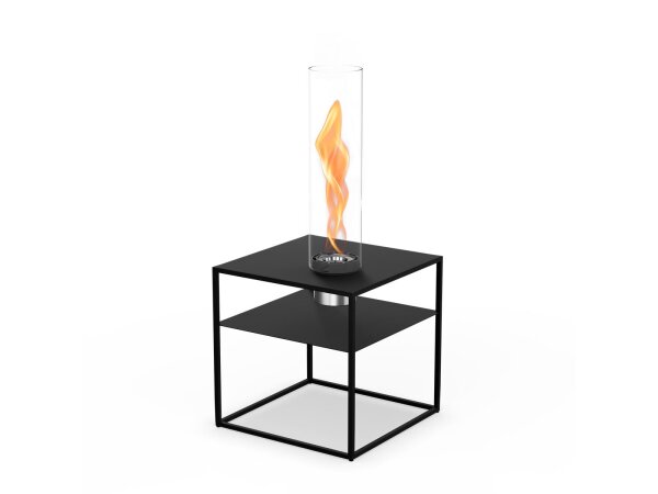 FIRE FRAME Lounge-Tisch mit SPIN air 1200 Einbau