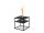 FIRE FRAME Lounge-Tisch mit SPIN air 1200 Einbau
