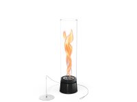 SPIN air 1200 Tischfeuer Emaille schwarz