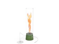 SPIN air 1200 Tischfeuer Emaille grün