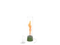SPIN air 900 Tischfeuer Emaille grün