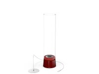 SPIN air 1200 Tischfeuer Emaille rot