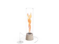 SPIN air 1200 Tischfeuer Travertin