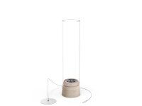 SPIN air 1200 Tischfeuer Travertin