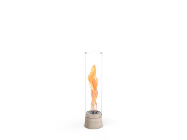 SPIN air 900 Tischfeuer Travertin