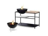 FIRE KITCHEN mit BOWL 57 Plancha-Grillset tief