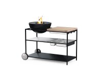 FIRE KITCHEN mit BOWL 57 Plancha-Grillset tief