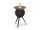 MOON 45 Plancha-Grillset hoch all black