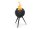 MOON 45 Plancha-Grillset hoch all black