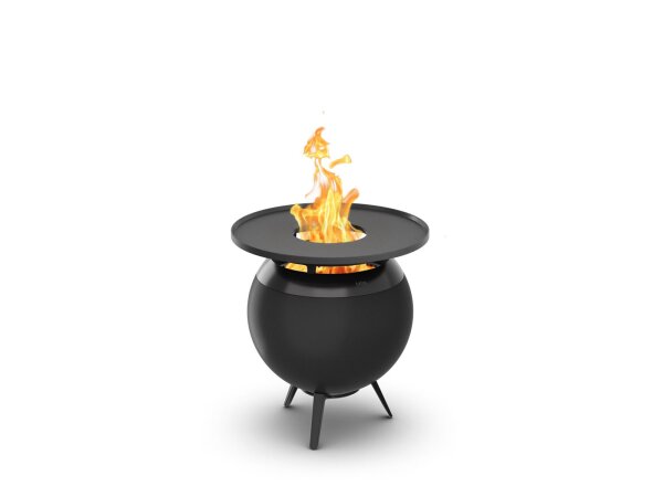 MOON 45 Plancha-Grillset niedrig all black