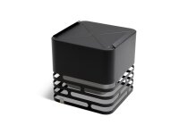 CUBE Feuerkorb schwarz