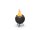 MOON 45 Feuerkorb mit niedrigem Fuß all black